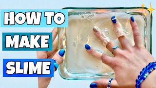 How to Make CLEAR SLIME amp Jelly Cube Slime 😱✨ EASY DIY Slime Recipe Tutorial [upl. by Nnair]