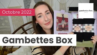 Gambettes Box de Octobre 2022  The Queens Gambettes [upl. by Uase]