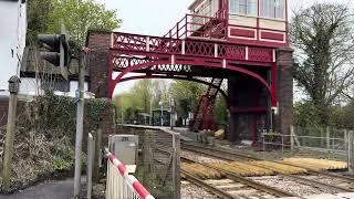 Wylam Station Level Crossing Northumberland Thursday 18042024 [upl. by Leirraj33]