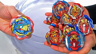 ULTIMATE VALKYRIE vs ALL ACHILLES BEYBLADES  Beyblade Burst Evolution Battle [upl. by Ellwood330]