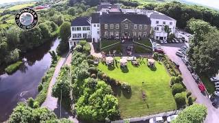 Aerial view of the Falls Hotel Ennistymon by ODonovan Productions [upl. by Sirtaeb161]