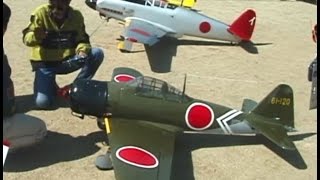 Mitsubishi A6M Zero Fighter RC Plane ゼロ戦５２型 [upl. by Boylan132]