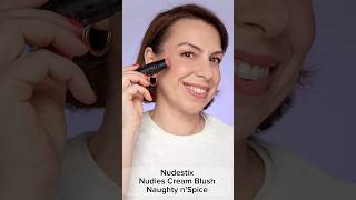 Nudestix Cream Blush Naughty n’Spice [upl. by Wylen277]