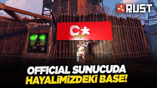 HAYALIMIZDE KI CLAN BASESİNİ YAPIYORUZ  RUST TÜRKÇE [upl. by Navert]