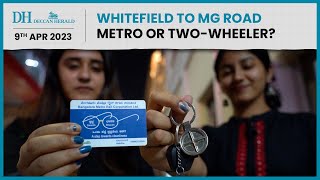 Is the Whitefield Metro faster than a 2wheeler DH journos test both [upl. by Ellitnahc]