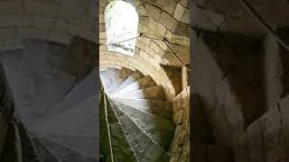 Why many medieval castle staircases ran clockwise militaryhistory staircase castle [upl. by Palermo]