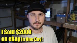 I Sold 2000 on eBay in One Day Whats Sold on eBay [upl. by Lustick198]