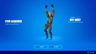 HOW TO GET NEW OUT WEST EMOTE IN FORTNITE [upl. by Jessika]