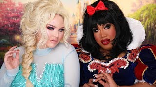 DISNEY PRINCESS GET READY WITH ME with NIKKIETUTORIALS  PatrickStarrr [upl. by Yorled]