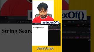 LastIndexof Method In Javascript [upl. by Willyt]