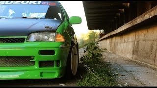 Suzuki Swift GTi G13B  So fresh So green [upl. by Eenwat]