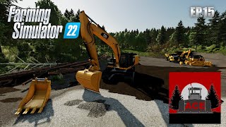 Farming Sim 22  EP16  Working on the new job in Maine [upl. by Cleasta786]