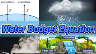 Water Budget Equation  Hydrology  Precipitation  InflowOutflow  Civil Engineering  Shiwani Jha [upl. by Nna244]