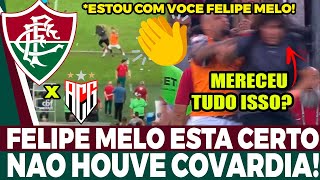 FELIPE MELO ESTA CERTO SOBRE A AGRESSÃO AO FUNCIONÁRIO DO ATLÉTICO GOIANIENSE [upl. by Gabbi462]