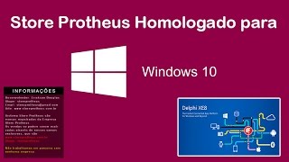 Store Protheus 70  71 Homologado para Windows 10  Delphi XE8 [upl. by Oiruam]