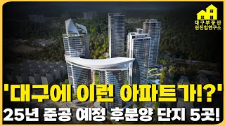 대구에도 이런 아파트가 준공된다 역대급 후분양 예정 아파트가 25년에 나온다 25년 대구 후분양 예정 아파트 5곳ft 미분양 할인분양 후분양 마피아파트 부동산투자 [upl. by Haily]