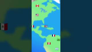 I made a North America and South America [upl. by Mariquilla]