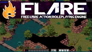 Two Open Source RPG Projects  FLARE amp Godot ARPG [upl. by Premer]