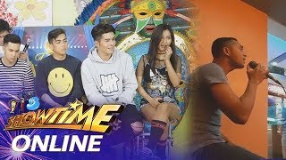 Its Showtime Online Go or Gong online auditionee Mario Guido sings quotIkaw Sanaquot [upl. by Hayidan980]