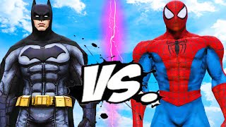 BATMAN VS SPIDERMAN  EPIC BATTLE [upl. by Adnarym]