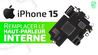 Comment changer le hautparleur interneexterne de liPhone 15  Tuto Bricophone [upl. by Demmer50]