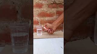 Glass water experiment YouTube short video subscribe [upl. by Madriene]