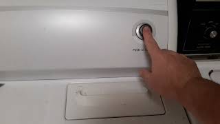 How to Operate Kenmore Dryer Machine with Dial Elite HE 400 600 90 70 80 500 Electric Push Start [upl. by Zed722]