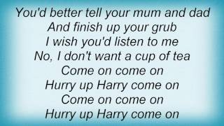 Sham 69  Hurry Up Harry Lyrics [upl. by Gresham]