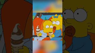 Maggie’s Ice Cream Snatched by Jr 🍦thesimpsons homersimpson maggiesimpson shorts [upl. by Ahsiekel]