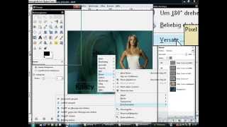 Mit Gimp ein Wallpaper erstellen Version 1 [upl. by Dahs749]