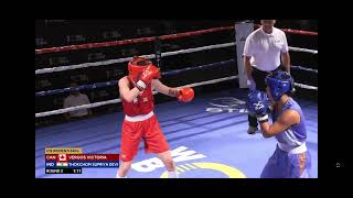 U 19 womens World Boxing Championship 2024CAN vs IND boxingmatch boxing boxingmotivationboxing [upl. by Anawd]