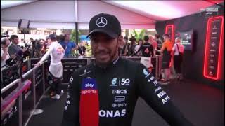 Lewis Hamilton Post Qualifying Interview  Singapore GP 2024 [upl. by Hannej]