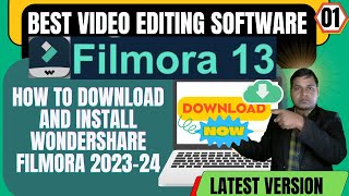 147 01🎯Wondershare Filmora 13 Installation Guide  StepbyStep Tutorial for Beginners filmora13 [upl. by Aker59]