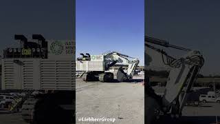 Liebherr R9800 Assembly in Australia shorts liebherr excavator mining [upl. by Newell]