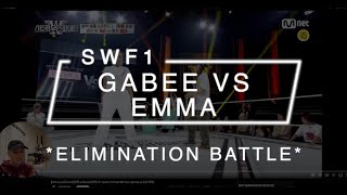 DANCE CHOREOGRAPHER REACTS  스우파 라치카 GABEE vs 원트 EMMA  1v1 Elimination Battle [upl. by Amble]