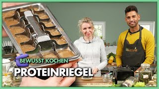 Proteinriegel selbst machen – So einfach machst du leckere Power Snacks [upl. by Ahtamas621]