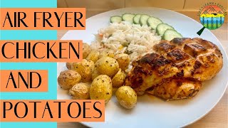 Chicken Breast Air Fryer ChickenRoasted Potatoes in Air FryerAir Fryer RecipesAir Fryer Potatoes [upl. by Myo]