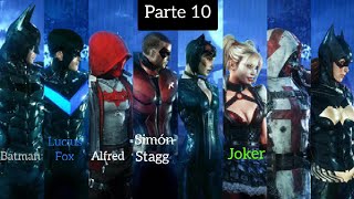 Batman Arkham Knight Gameplay Español Parte 10 Dirigibles de Stagg Parte 1 Ps4  Modo historia [upl. by Allemahs]