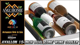 Describing Avallon 15Inch Dual Zone Wine Cooler Amazon [upl. by Garald]