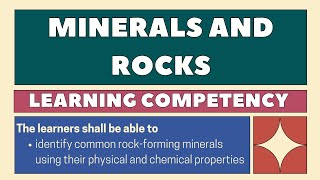 Common Rockforming Minerals  Physical and Chemical Properties of Minerals  Earth and Life Science [upl. by Terryl]