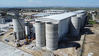 SF Insaat Kıvanç Tekstil Kâğıt Fabrikası Silo İnşaat İşleri [upl. by Ainez]