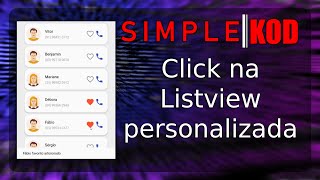 Click na listview personalizada  Kodular [upl. by Neetsyrk773]