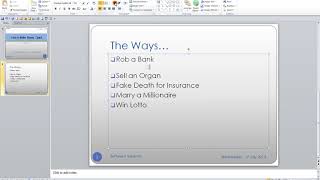 Microsoft PowerPoint 2010 Video 18 Bullets and Sub Bullets [upl. by Silvia331]