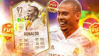 FUT 22  ON TESTE LE BUTEUR LE PLUS CHER DU JEU 🇧🇷 RONALDO PRIME MOMENTS 97 [upl. by Akinorev]