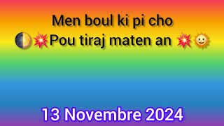 Boul ki paka pa soti pou jodia 13 Nov 2024 like partaj like pataje [upl. by Justina]