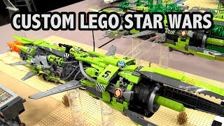 Custom LEGO Star Wars Podracer  Bricks Cascade 2018 [upl. by Ytsirc770]