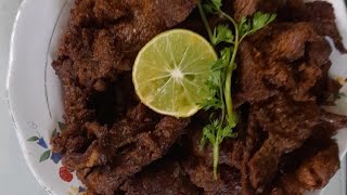 Sukha kuchla hua Gosht  Crispyeasy and tasty with only 3 ingredients kuchla hua gosht recipe [upl. by Adela842]