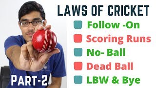 Laws of Cricket Part2  Result Follow On Innings SportShala  Hindi [upl. by Anitsirt]