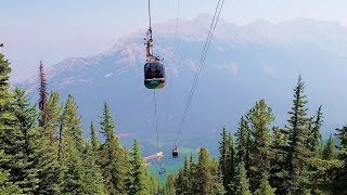 Banff Gondola Ride and Scenic Views of Banff National Park CANADA [upl. by Nnylrac]