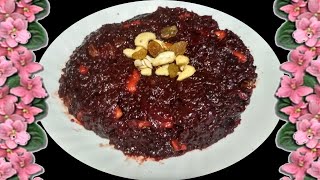 Beetroot Halwa l No Condensed Milk No milk Powder l chukander ka halwa l चुकंदर का हलवा [upl. by Yseulta]